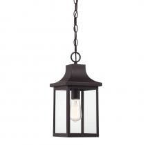 Savoy House Meridian M50052ORB - 1-Light Outdoor Hanging Lantern in Oil Rubbed Bronze